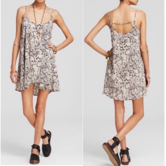 Free People Dresses & Skirts - Free People Emily Paisley Swing Slip Dress